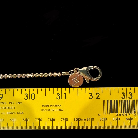 Jane Win Gold Bead Double Wrap Necklace - Picture 4 of 4